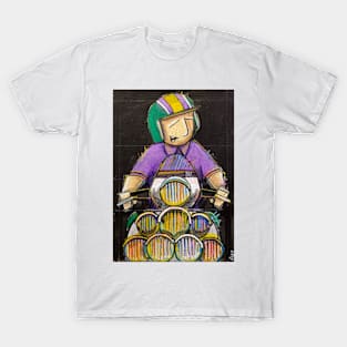 Retro Scooter, Classic Scooter, Scooterist, Scootering, Scooter Rider, Mod Art T-Shirt